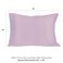 Spasilk Pure Silk Pillowcase, Charmeuse Silk Pillowcase, Hypoallergenic Pillowcase, Queen Sized, Lavender