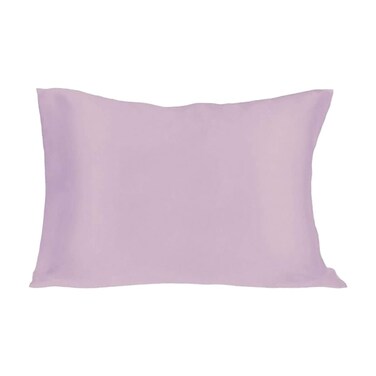 Spasilk Pure Silk Pillowcase, Charmeuse Silk Pillowcase, Hypoallergenic Pillowcase, Queen Sized, Lavender