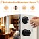 Probrico Entry Door Knobs Lock Set and Single Cylinder Deadbolt Combination Set, Entry Door Locksets with Deadbolt Same Key Flat Black (3 Pack), Keyed Alike