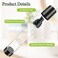 Mirrline 6 Pack 120ML/4oz Airless Pump Bottles Refillable Vacuum Pump Dispenser Plastic Cosmetic Container for Makeup Foundation Moisturizer Shampoo Toiletry