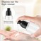 Mirrline 6 Pack 120ML/4oz Airless Pump Bottles Refillable Vacuum Pump Dispenser Plastic Cosmetic Container for Makeup Foundation Moisturizer Shampoo Toiletry