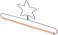 Ackfeld 70487 Star Fabric Holder, 12