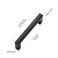 Ravinte Matte Black Cabinet Handles Solid Cabinet Pulls, 3 Inch Cc, 50 Pack