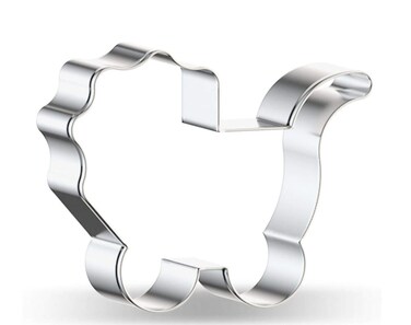 Wjsyshop Baby Carriage Stroller Cookie Cutter - B