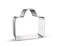Wjsyshop Briefcase Shape Cookie Cutter