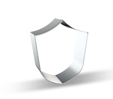 Wjsyshop Military Shield Shape Cookie Cutter
