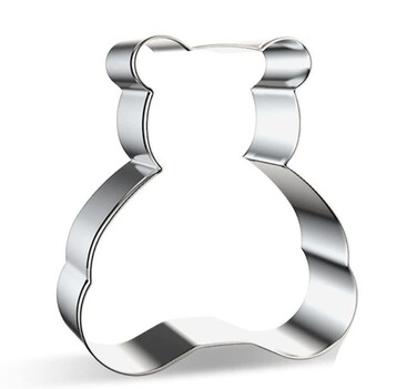Wjsyshop Teddy Bear Shape Cookie Cutter - B