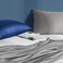 Flxxie 2 Pack Zippered Satin Standard Pillowcases, White