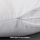 Flxxie 2 Pack Zippered Satin Standard Pillowcases, White