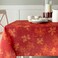 Benson Mills Poinsettia Scroll Printed Rectangle Fabric Table Cloth, Winter, Holiday and Christmas Tablecloth (60" X 120" Rectangular, Red)