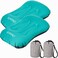 Sunyao 2 Pack Set Ultralight Inflatable Camping Pillows with Compact Pouch Sack Ergonomic Pillow for Neck &amp; Lumbar Support While Camping, Backpacking Hiking