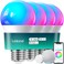 Linkind Smart Light Bulbs, Work with Alexa, Google Home, Aidot