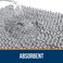 Olanly Bathroom Rugs 36X24, Extra Soft Absorbent Chenille Bath Rugs