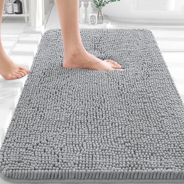 Olanly Bathroom Rugs 36X24, Extra Soft Absorbent Chenille Bath Rugs