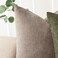 Foindtower Solid Textured Chenille Throw Pillow Covers 22X22, Light Taupe