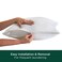 Aller-Ease Allerease Cotton Fresh Zippered Pillow Protectors King 4 Pack