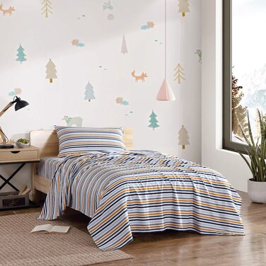 Eddie Bauer Kids - Queen Sheet Set with Elastic Fitted Sheet & Pillowcases