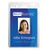 Baumgartens Sicurix Badge Holder, Vertical, 2.75 X 4.13, Clear, 12/Pack