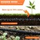 Aiode 1/2" 10 Ft Round Soaker Hose for Garden Lawn Vegetable Tree Watering