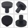 Hanihua 30 Pack Black Cabinet Knobs, Dresser Knobs Kitchen Drawer Knob