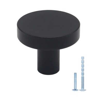 Hanihua 30 Pack Black Cabinet Knobs, Dresser Knobs Kitchen Drawer Knob