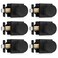 Haidms Matte Black Door Knobs Interior Privacy, Heavy Duty (6 Pack)
