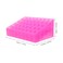 Cabilock 40 Slots Lipstick Organizer Pink Plastic Makeup Display
