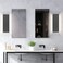 Aipsun 15.7" Modern Vanity Light Black Bathroom Light Fixture Over Mirror