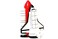 Pacific Giftware Space Shuttle Attractives Salt Pepper Shaker Made of Ceramic