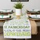 Dii St. Patrick's Day Collection Tabletop, Table Runner, 14X108, St. Patrick's Day