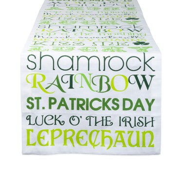 Dii St. Patrick's Day Collection Tabletop, Table Runner, 14X72, St. Patrick's Day