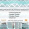 Sweet Home Collection 1500 Supreme Collection Extra Soft Summerset Ocean Vibe Chevron Pattern Sheet Set - Luxury Bed Sheets Set with Deep Pocket Wrinkle Free Bedding, Printed Pattern
