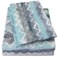 Sweet Home Collection 1500 Supreme Collection Extra Soft Summerset Ocean Vibe Chevron Pattern Sheet Set - Luxury Bed Sheets Set with Deep Pocket Wrinkle Free Bedding, Printed Pattern