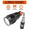 Vibelite Magnetic Pickup Tool with LED, Telescoping Magnet Flashlight, Black