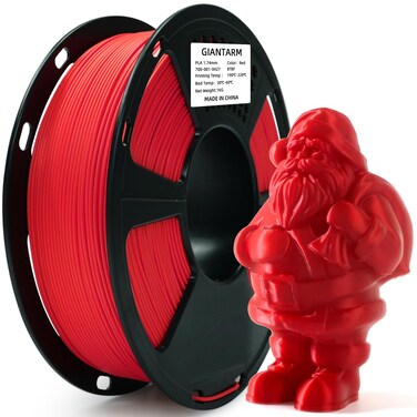 Giantarm Pla 3D Printer Filament 1.75mm, Red 1KG