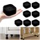 Kvoike 8 Pack Furniture Risers Adjustable Bed Risers Heavy Duty Stackable