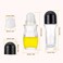 Newzoll 4 Pack 50ML Clear Glass Roller Bottles for Essential Oils