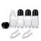 Newzoll 4 Pack 50ML Clear Glass Roller Bottles for Essential Oils