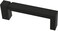 Franklin Brass Asymmetric Notched (10-Pack) Cabinet Handles 3" Hole to Hole Matte Black Kitchen Cabinet Pulls Drawer Handles Cabinet Hardware Dresser Drawer Pulls P40822K-Fb-C