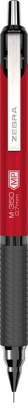 Zebra Pen Steel M-350 Red Mechanical Pencil, 0.7mm, Medium Point 2-Pack