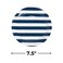 Fun Express Navy &amp; White Striped Paper Dinner Plates - 25 Pieces