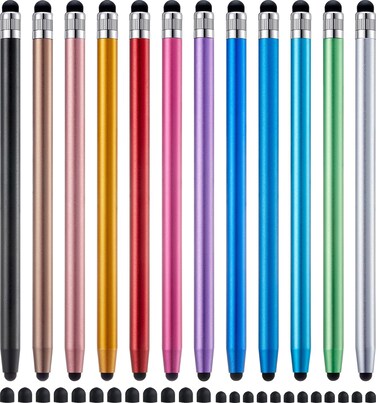 Linfanc 12PCS Stylus Pen for Touchscreen Stylus Pen for Ipad Iphone Android