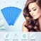 Didaey 50 Pcs Pocket Combs for Men 5'' Wide Fine Teeth Professional, Blue