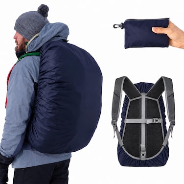 Frelaxy Waterproof Backpack Rain Cover, Pack Covers for Hiking, Travel