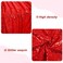 PartyDelight Dark Red Sequin Tablecloth 48X72 Inch Rectangular