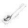 Angoily Stainless Steel Spaghetti Spoon, Pasta Server with Teeth, 9.4 Inch