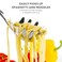 Angoily Stainless Steel Spaghetti Spoon, Pasta Server with Teeth, 9.4 Inch