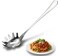 Angoily Stainless Steel Spaghetti Spoon, Pasta Server with Teeth, 9.4 Inch
