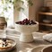 Cabilock Small Footed Bowl, Ceramic Pedestal Dish for Fruit, Keys and Candy