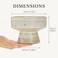 Cabilock Small Footed Bowl, Ceramic Pedestal Dish for Fruit, Keys and Candy